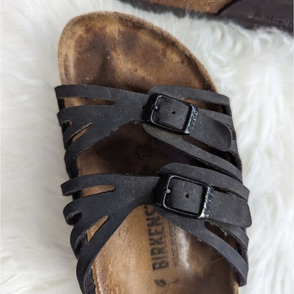 Birkenstock Granada Black Size 38 Ladies' 7 Narrow birks - Picture 3 of 7